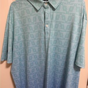 Stylish Aqua Polo Shirt for Men